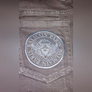 BALMAIN PARIS BLACK SKINNY JEANS